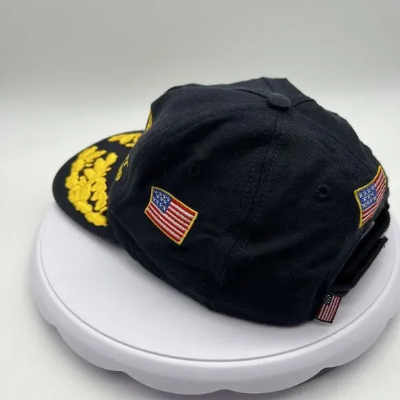Vintage1980s 1984 U.S. Army Reservist Donald Hume Scrambled Eggs Hat USA Made